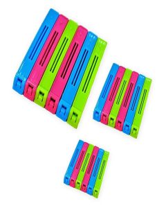 Exclucity Plastic Camping Snack Air Tight Seal Sealing Bag Clips Sealing Bag Clips Vacuum Sealer for Keeping Food Fresh for Home Kitchen