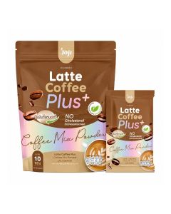 JOJI Latte Coffee Plus+ 10 Sachets / Premium Instant Latte Coffee with L-Carnitine, Collagen, L-Glutamine & Electrolytes