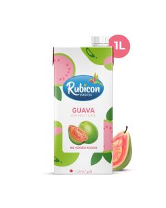 No Added Sugar Guava Juice 1L / 100% Fruit Juice with Vitamin C / No Preservatives or Artificial Colours / Vegan & Vegetarian Friendly / Perfect for Mocktails & Cocktails / Made in Canada