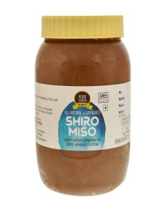 Food Essential Shiro Miso Paste [All Natural Light Miso & Soy-Based] 250 gm.