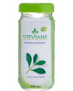 Steviana Natural Stevia Sweetener 200g Jar - Zero Calorie, Plant-Based Sugar Substitute for Coffee, Tea, Baking, Keto & Diabetic Friendly