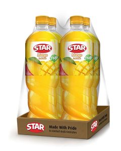 Star Mango Juice Drink 1.5Ltr, Pack of 4