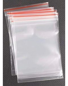 Zip Lock Pouch / Reusable Transparent Plastic Bags / Airtight Resealable Storage Bags (14x20 Inch, 50, count)