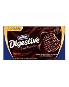 McVities Digestive Dark Chocolate Wheatmeal Biscuit Covered In Dark Chocolate- 200gms
