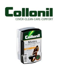 Collonil Mobil Sponge Brown – Instant Shine & Color Revitalization for Leather