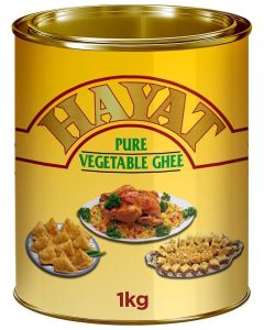 Hayat Pure Vegetable Ghee, 1kg