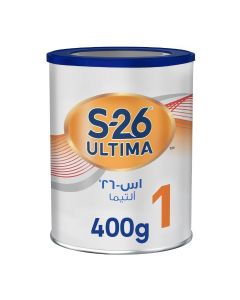 S-26 Ultima1 Stage 1, 0-6 Months, Hypoallergenic Infant Formula based on Cow's Milk for Infants at Risk of Allergy From birth to 6 months, 400g