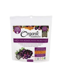 Maca For Women With Probiotics Powder 150 g / Red-Purple & Black Maca Blend for Energy, Wellness & Hormonal Balance, 5.3 Oz