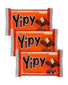 Pozuelo Yipy Wafers / Vanilla Wafers Covered in Chocolate / Delicious Snack / 10.6 Ounce (Pack of 3)