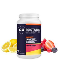 GU Energy Roctane Ultra Endurance Energy Drink Mix Vegan GlutenFree KosherCaffeineFree and DairyFree ntheGo Energy for Any Workout 344Pound Jar Lemon Berry