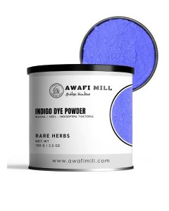 AWAFI MILL Indigo Dye Powder 100g / Neel Nila / Blue Textile Pigment