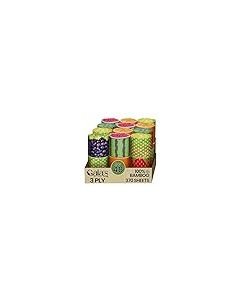 Gaias Premium and Soft Fruit TP Organic Bamboo Toilet Paper 24 Mega Rolls 3 Ply 370 Sheets FSC Certified PFAS BPA Free EcoFriendly Sustainable Tissue Plastic Free Septic Safe Vegan