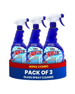 3 pcs Glass Cleaner Spray - 946ml x 3 - Advanced Cleaning Solution with Fresh Scent for For Smooth, Shiny, Fresh and Sparkling Surface