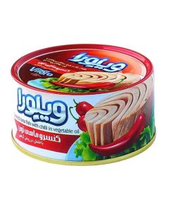 Vilora Canned Tuna Fish With Chilli In Vegetable Oil- 180gms