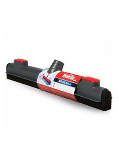 Tonkita Grey 2-in-1 Floor Wiper – Rubber Squeegee with Cloth Lock System, Dual Use Floor Cleaner for Ceramic & Stone Surfaces, Water Removal & Mopping Tool