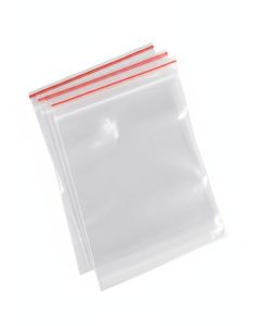 ProKart Premium Zip Lock Pouches/Bags for Prasad Bag Storage / Freezer RE-USABLE Zipper Bags / Ziplock Bags for Fridge Storage / Zip Lock Bags Medium Transparent (4"X 6") (50 Ziplock Pouch)