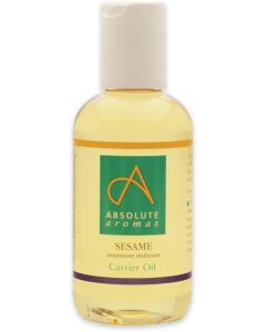 Absolute Aromas Sesame Oil Sesamum Indicum 150ml Pure Natural Vegan and Cruelty Free Moisturising Carrier Oil for Body and Facial Massage