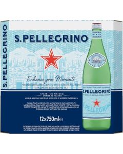 S.Pellegrino Sparkling Natural Mineral Water 12x750ml