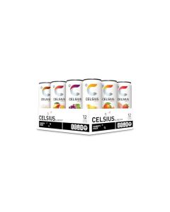 CELSIUS Assorted Flavors Official Variety Pack Functional Essential Energy Drinks 12 Fl Oz Pack of 12