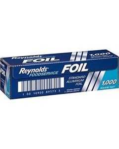 Reynolds Wrap Foodservice Aluminum Foil Roll with BuiltIn Cutter Ideal for Restaurants Catering Cafeterias and More Easily Wraps Food and Lines Pans for Easy Cleanup 1000 Square Feet