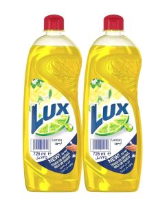 Dishwash Liquid For Sparkling Clean Dishes Lemon 725ml (Pack of 2)