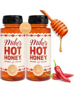 Mike's Hot Honey - Spicy Honey Infused with Chili Peppers (2 Pack)