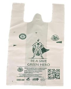 White Carry Bags, Foldable Reusable Grocery and Vegetable Covers- 10x12/Pack of 70 Pcs, Convenient Handle the Bags