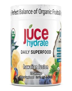 Júce Hydrate Replenishing & Nourishing Superfood Drink - Boost Reduce Fatigue - USDA Certified Organic, Plant-Based, Vegan - Gluten-Free, Dairy-Free, Soy-Free - 8.1 Ounce - By Terra Kai Organics