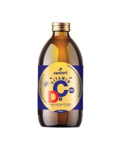 Vitamin C + D with Honey Hydration Drink Glass Bottle