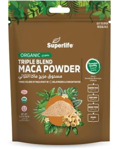 Triple Blend Maca Powder 150g / Gelatinized Peruvian Maca Root / For Energy, Stamina & Mood Support, 5.1 Oz