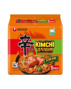 Nongshim Shin Ramyun Noodles Stir fry Kimchi 5x137gm