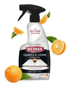 Weiman Quartz Countertop Cleaner and Polish - Clean & Shine Your Quartz Countertops Islands and Stone Surfaces with UV Protection