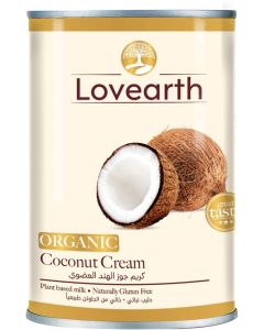 Organic Coconut Cream, 400ml / 100% Pure Coconut / For Cooking, Baking & Dairy Alternative / BPA-Free, Keto & Vegan