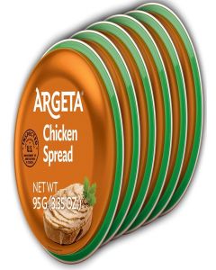 Argeta Pate Spread, Chicken, 3.35oz (6 PACK) - SET OF 4
