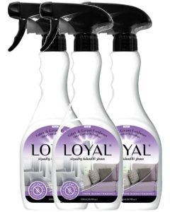 Loyal Fabric Carpet & Air Freshener Exotic Blooms Fragrance - Odor Control Technology - Long Lasting Freshness - Pack of 3-500ml