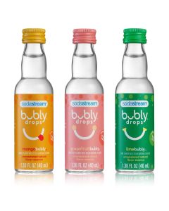 sodastream bubly Drops 3 Flavor Pack Tropical Thrill Variety 4 Fl Oz