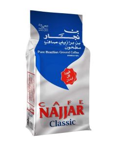 Najjar Classic Coffee 450g - Pure Brazilian Ground Coffee, 100% Arabica