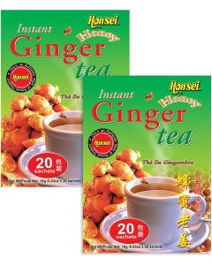 Honsei Instant Ginger Honey Tea - 40 Sachets