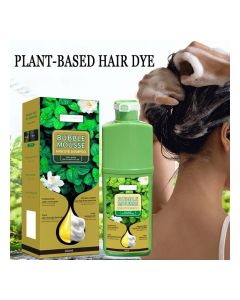 Plant-Based Bubble Mousse Hair Dye Shampoo – Color and Condition in One Step hair coloring routine with bubble mousse technology designed for effortless application. This product combines coloring and conditioning benefits, making it a convenient choice f