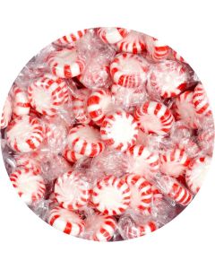 Starlight Peppermint Candy - 1 Pound Bulk (Approx. 75 pcs) Individually Wrapped