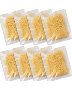 Hakubaku Authentic Plain Ramen Noodles - 8 Pack Kaedama, Japanese Non-Fried Noodles for Yakisoba and Ramen Dishes