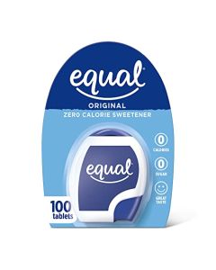 EQUAL 0 Calorie Sweetener Tablets Aspartame and AcesulfameK Sweetener Sugar Substitute Zero Calorie Sugar Substitute Tablets Erythritol Free 100 Ct Pack of 1