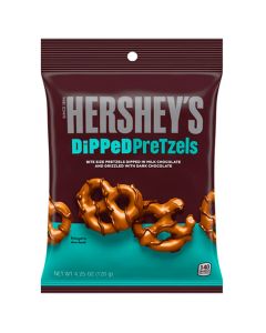 Milk Chocolate Dipped Pretzels