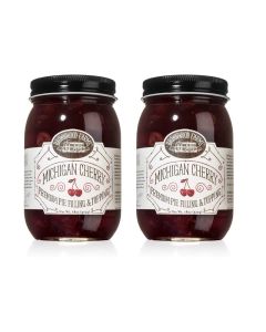 Brownwood Farms Michigan Cherry Filling 218 oz Best Premium Pie Fillings Toppings Made in USA Glutenfree W Great Lakes cherry Chefs Baking Topping Yogurt Pancake Ice cream BFCF2P