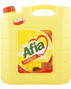 Afia Sunflower Oil 9 Liters - 100% Pure with Vitamins A & D