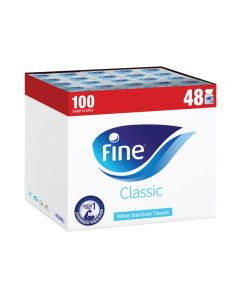 Facial Tissue 100 Sheets 2 Ply Pack of 48