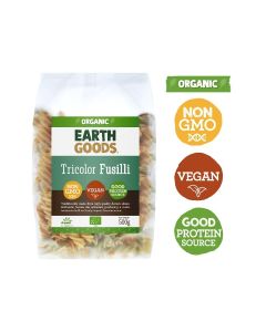 Earth Goods Organic Tricolor Fusilli 500g