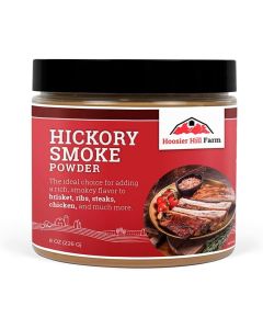 Hoosier Hill Farm Hickory Smoke Powder - 8oz Jar for Rich Smoky Flavor