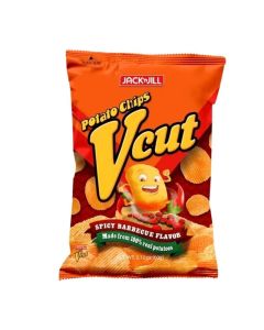 Jack N Jill Potato Chips V Cut In Spicy Barbeque Flavor- 60gms