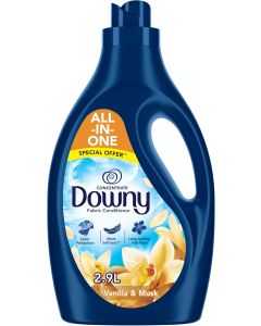 Downy Fabric Conditioner, Concentrate, Vanilla & Musk Variant, Color Protection, More Softness, Longer Lasting Freshness, 2.9L
